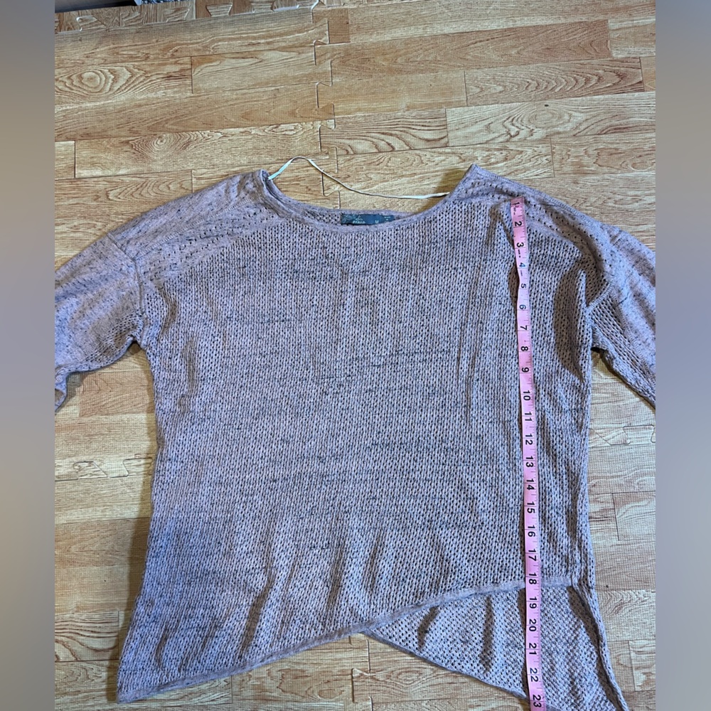 Prana Women's Brown Crew Neck Sweater - Picture 3 of 8